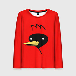 Лонгслив женский Омская Птица, цвет: 3D-принт