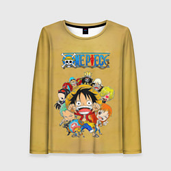 Лонгслив женский Персонажи One Piece Большой куш, цвет: 3D-принт