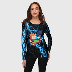 Лонгслив женский Пико Pico Молния, цвет: 3D-принт — фото 2