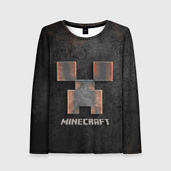 Лонгслив женский MINECRAFT TEXTURE IRON, цвет: 3D-принт