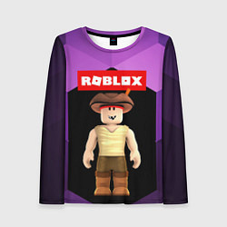 Лонгслив женский ROBLOX РОБЛОКС Z, цвет: 3D-принт