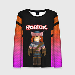 Лонгслив женский ROBLOX РОБЛОКС Z, цвет: 3D-принт