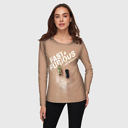 Лонгслив женский Hot Wheels Хот Вилс, цвет: 3D-принт — фото 2