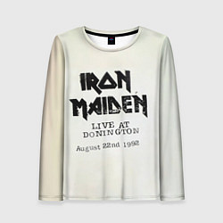 Лонгслив женский Live at Donington - Iron Maiden, цвет: 3D-принт
