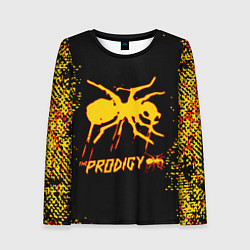 Лонгслив женский The Prodigy логотип, цвет: 3D-принт