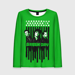 Лонгслив женский Green day is here, цвет: 3D-принт