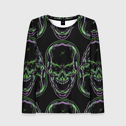 Женский лонгслив Skulls vanguard pattern 2077