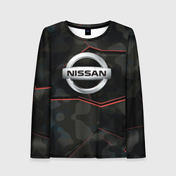 Лонгслив женский Nissan xtrail, цвет: 3D-принт