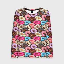 Женский лонгслив Sweet donuts