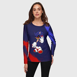 Лонгслив женский CОНИК ЭКЗЕ Краски, цвет: 3D-принт — фото 2