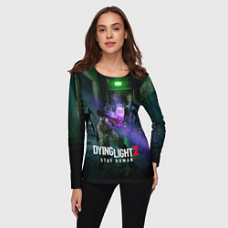 Лонгслив женский Dying Light: Stay Human - логово зомби, цвет: 3D-принт — фото 2