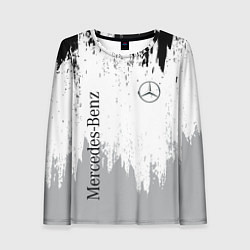Лонгслив женский Mercedes-Benz - Текстура, цвет: 3D-принт