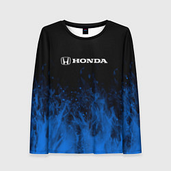 Лонгслив женский Honda огонь, цвет: 3D-принт