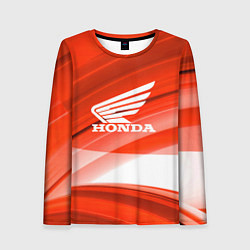Лонгслив женский Honda logo auto, цвет: 3D-принт