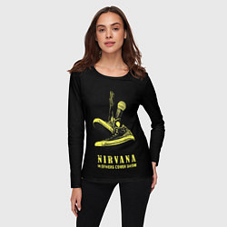 Лонгслив женский Nirvana Нирвана, цвет: 3D-принт — фото 2