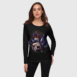 Лонгслив женский Five Nights at Freddys: Security Breach Воспитател, цвет: 3D-принт — фото 2