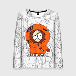 Лонгслив женский Мультфильм Южный парк Кенни South Park, цвет: 3D-принт