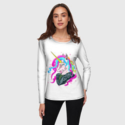 Лонгслив женский Uni cool Corn, цвет: 3D-принт — фото 2