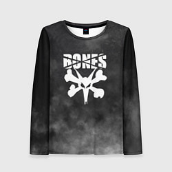 Лонгслив женский BONES, цвет: 3D-принт
