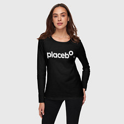 Лонгслив женский Плацебо Логотип, цвет: 3D-принт — фото 2