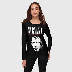 Лонгслив женский NIRVANA Kurt Cobain, цвет: 3D-принт — фото 2