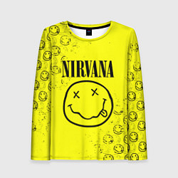 Женский лонгслив NIRVANA лого