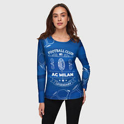 Лонгслив женский AC Milan Legends, цвет: 3D-принт — фото 2