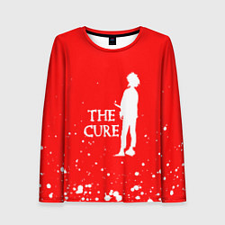 Лонгслив женский The cure белые брызги, цвет: 3D-принт