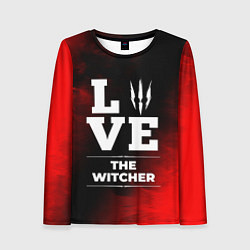 Лонгслив женский The Witcher Love Классика, цвет: 3D-принт