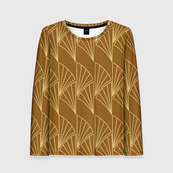 Лонгслив женский Египетский пшеничный узор, цвет: 3D-принт