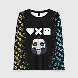 Лонгслив женский Love, Death and Robots Pattern, цвет: 3D-принт