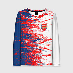 Женский лонгслив Arsenal fc арсенал фк texture