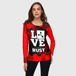 Лонгслив женский Rust Love Классика, цвет: 3D-принт — фото 2