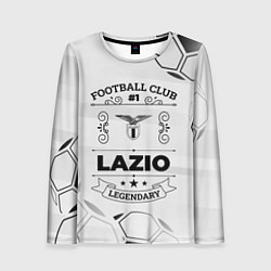 Лонгслив женский Lazio Football Club Number 1 Legendary, цвет: 3D-принт