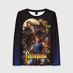 Лонгслив женский Castlevania - Leon & Alucard, цвет: 3D-принт