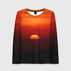 Женский лонгслив Кавказский восход