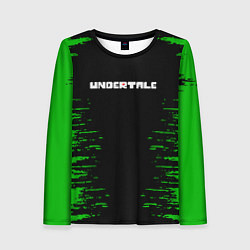 Лонгслив женский Undertale game сердечко, цвет: 3D-принт