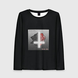 Лонгслив женский Pyrokinesis - Black Roze x Red Roze, цвет: 3D-принт