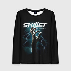 Лонгслив женский Группа Skillet, цвет: 3D-принт