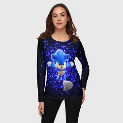 Лонгслив женский Sonic sequins, цвет: 3D-принт — фото 2