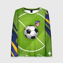 Женский лонгслив Atletico madrid Мяч