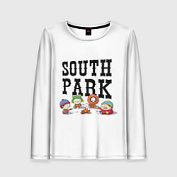 Лонгслив женский South park кострёр, цвет: 3D-принт