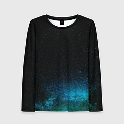 Лонгслив женский Deep stars, цвет: 3D-принт