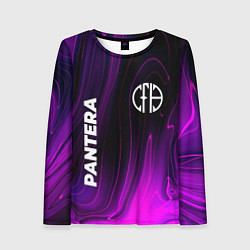 Лонгслив женский Pantera violet plasma, цвет: 3D-принт