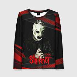 Лонгслив женский Slipknot black & red, цвет: 3D-принт