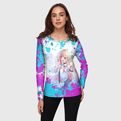 Лонгслив женский Красотка Марин, цвет: 3D-принт — фото 2