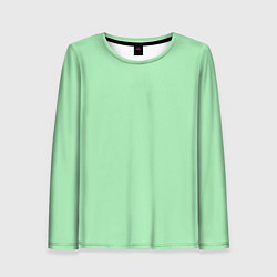 Женский лонгслив Мятный радуга