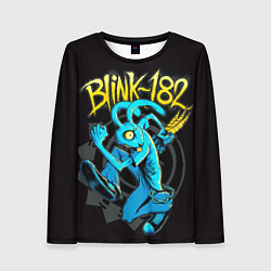 Лонгслив женский Blink 182 rabbit, цвет: 3D-принт