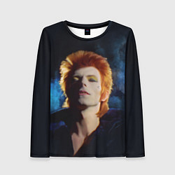 Лонгслив женский David Bowie - Jean Genie, цвет: 3D-принт