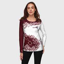 Лонгслив женский Горы зовут Сноуборд, цвет: 3D-принт — фото 2
